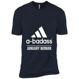 A badass January Woman T Shirts - New Wave Tee