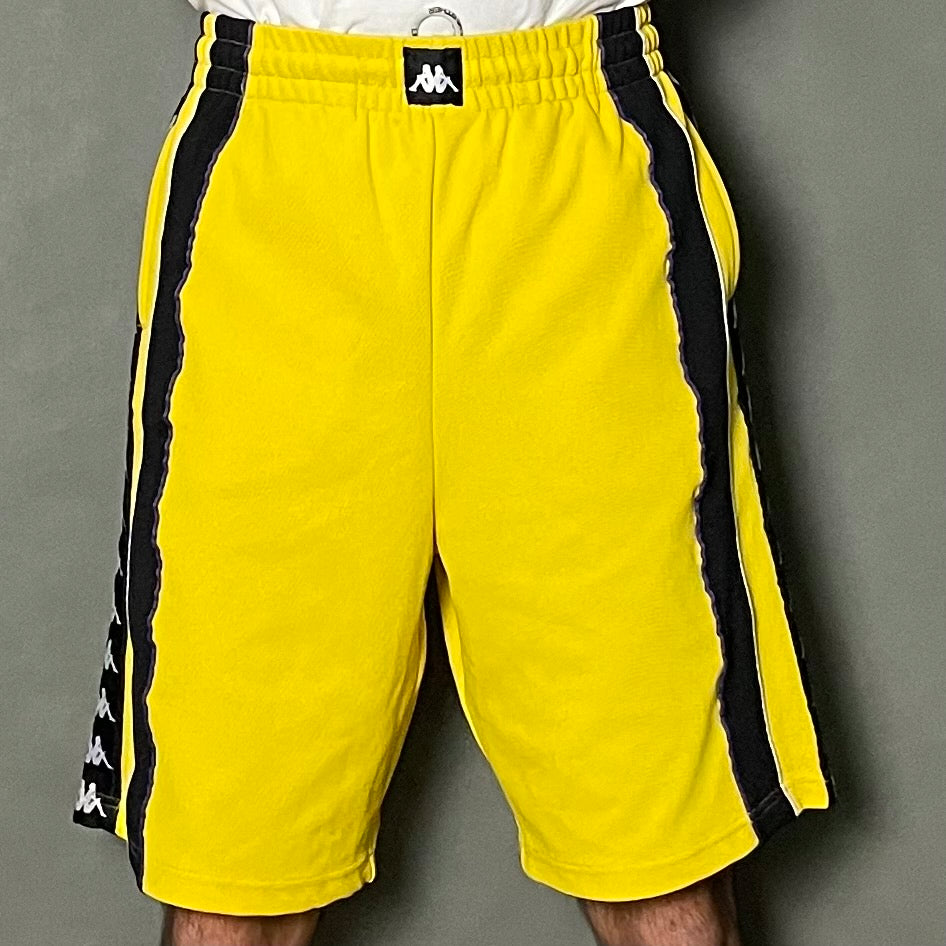 Yellow Kappa Shorts