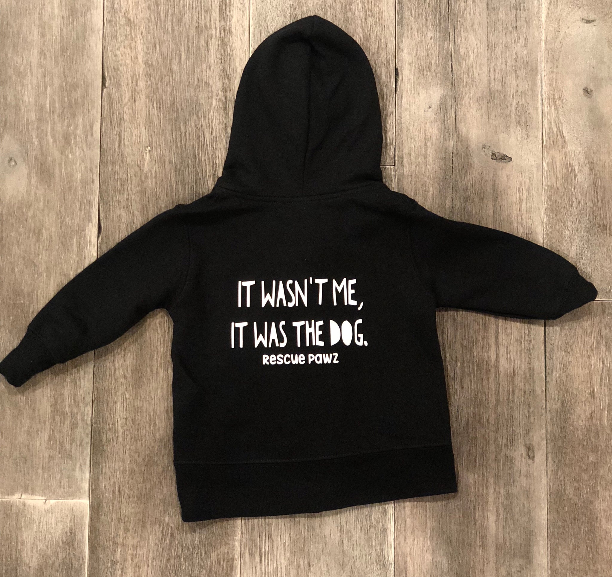 infant black zip up hoodie