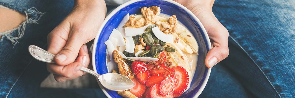 Gesunde Ernährung gegen Akne