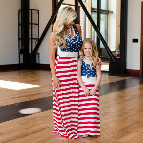 mommy and daughter matching 4th of july outfits