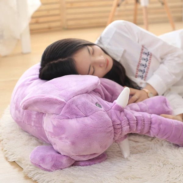 large stuffed elephant pillow