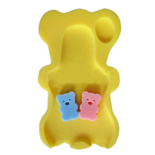 teddy bear sponge baby bath