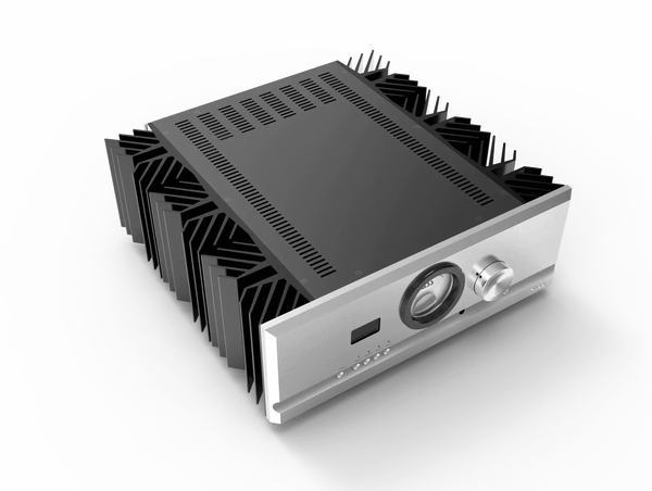 Pass Labs INT-60 Top View showing Heat Sinks