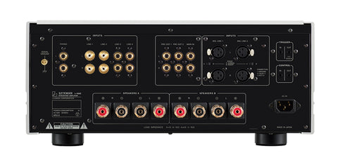 Comparing Luxman L-509z Rear Panel to L-509x