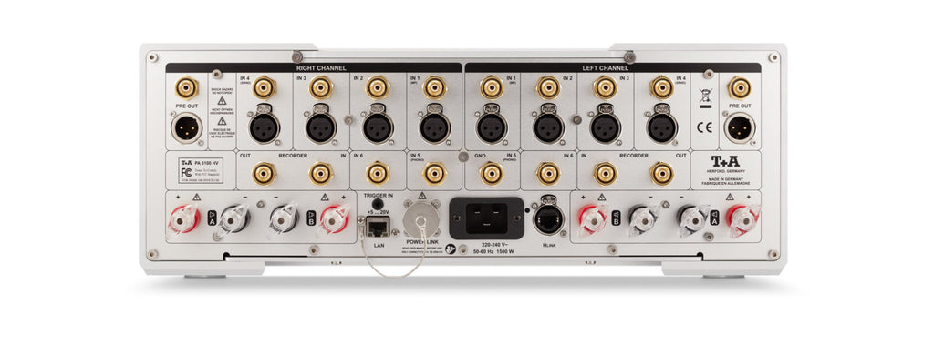 T+A PA 31200 HV Integrated Amplifier Rear Panel