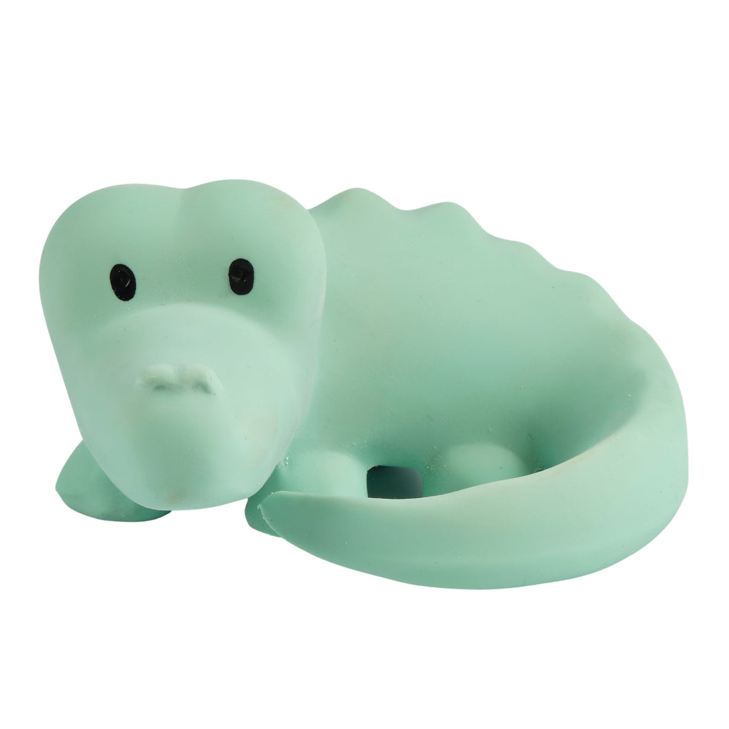 Rubber alligator bath toy