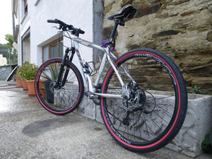 mountain bike with slick tires