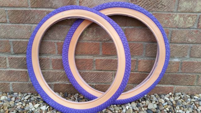 purple bmx tyres