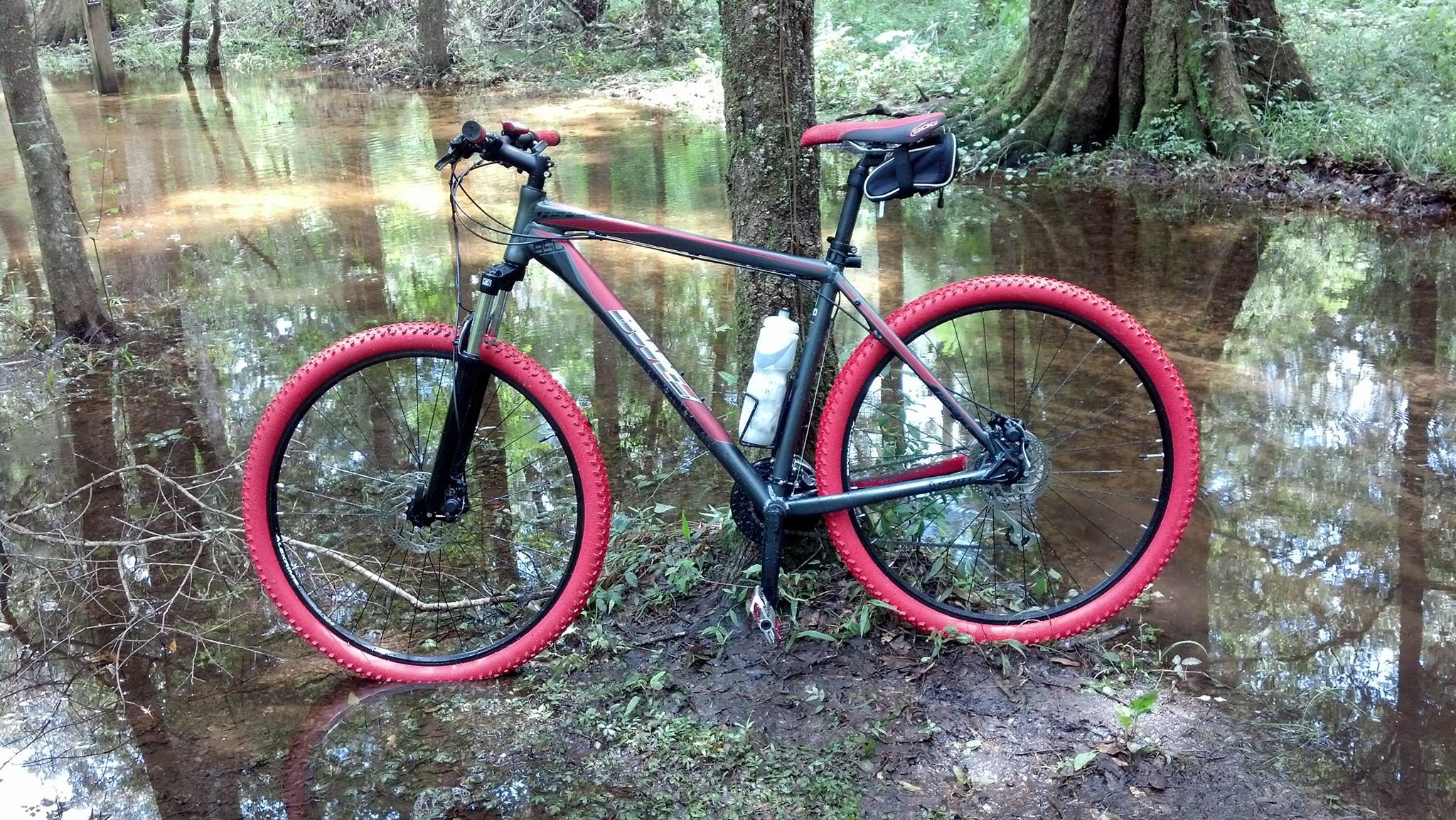 red mountain bike tires