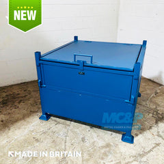 Photo of Large Lockable Site Stillage (Storage Box) With Half-Drop Front