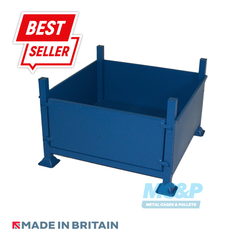 Metal/Steel Stillage (Pallet) with Solid Sides and Detachable Front