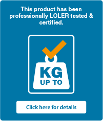 This product has been professionally LOLER tested and certified