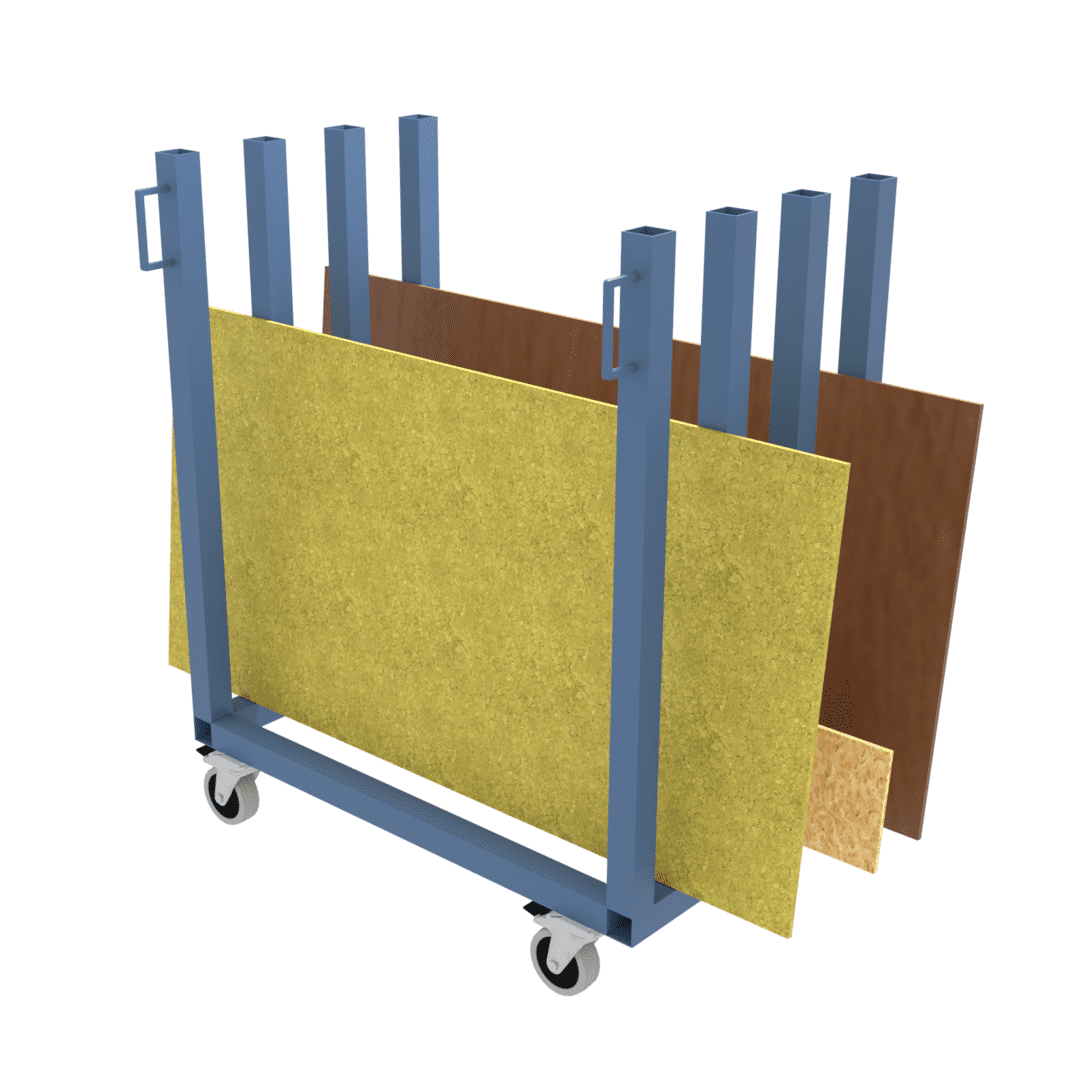 Heavy Duty Multi Sheet and Board Material Handling Trolley