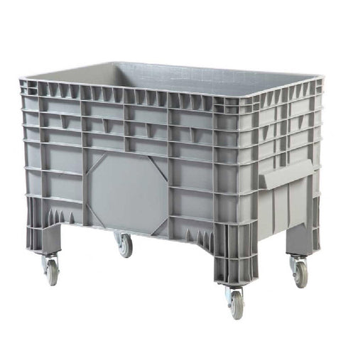 NEW! Wheeled 285 litre industrial plastic Euro box pallet – from £151+vat