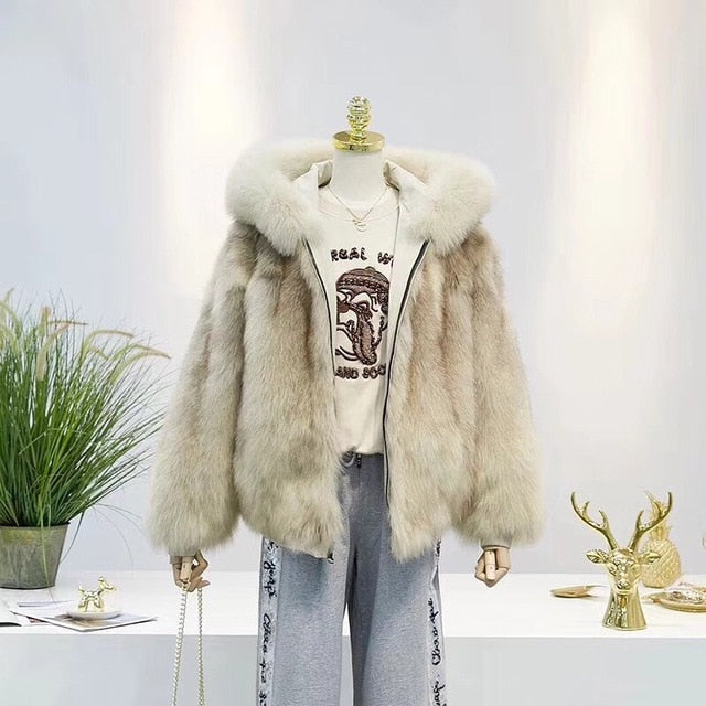 winter fur parka