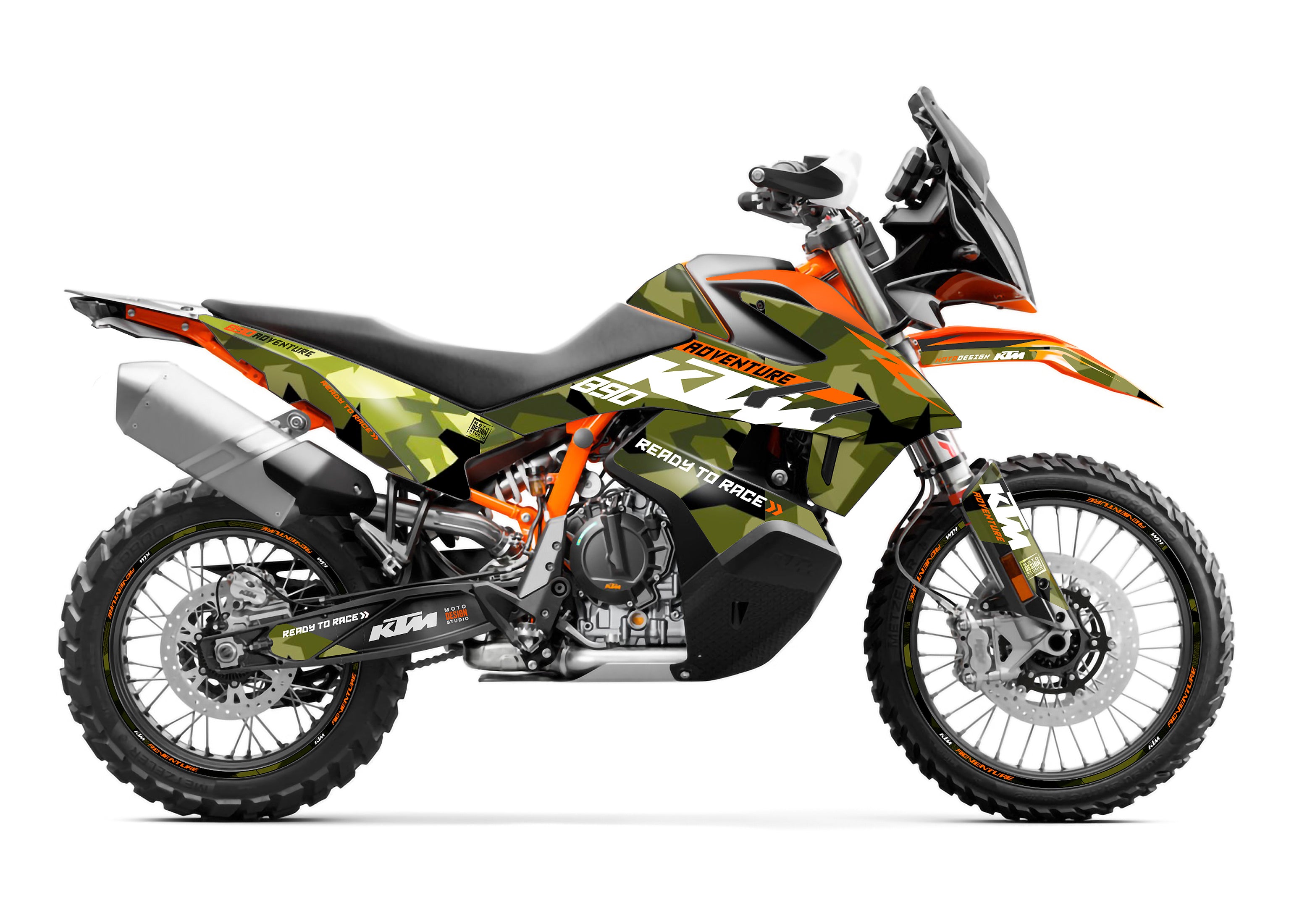 HUNTER V1 - 890/790 | MOTORCYCLE GRAPHIC KIT
