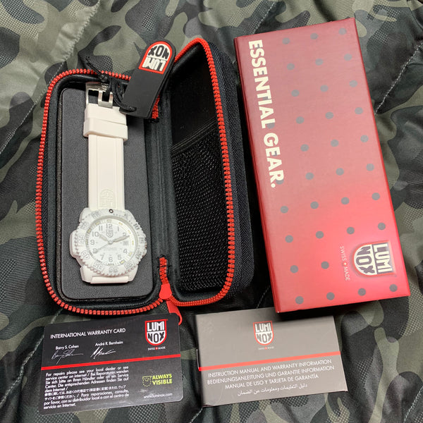 Luminox Navy Seal Evo White Polycarbonate 44MM Quartz 3057.WO