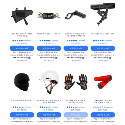 Piezas y accesorios EMOVE RoadRunner Pro