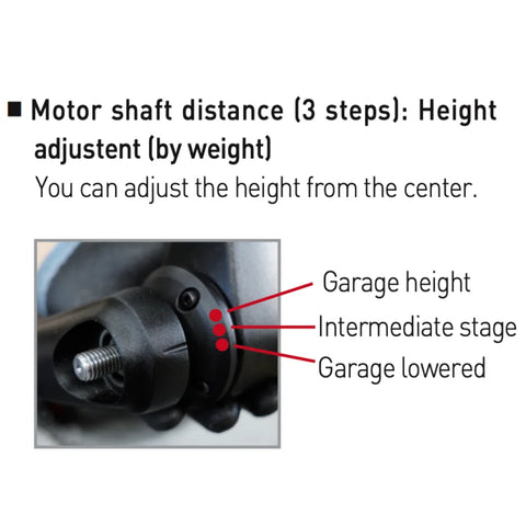 Dualtron motor shaft distance adjustment (3 steps) 