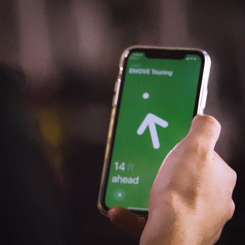 En el teléfono inteligente iPhone, haga una demostración del Modo Perdido para encontrar el scooter Touring