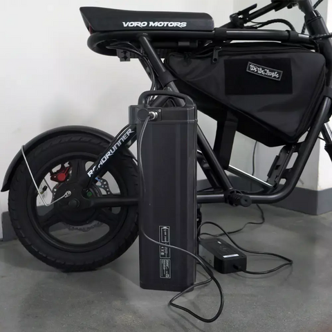 Chargeur de scooter électrique 48V 3A chargeant Roadrunner avec batterie