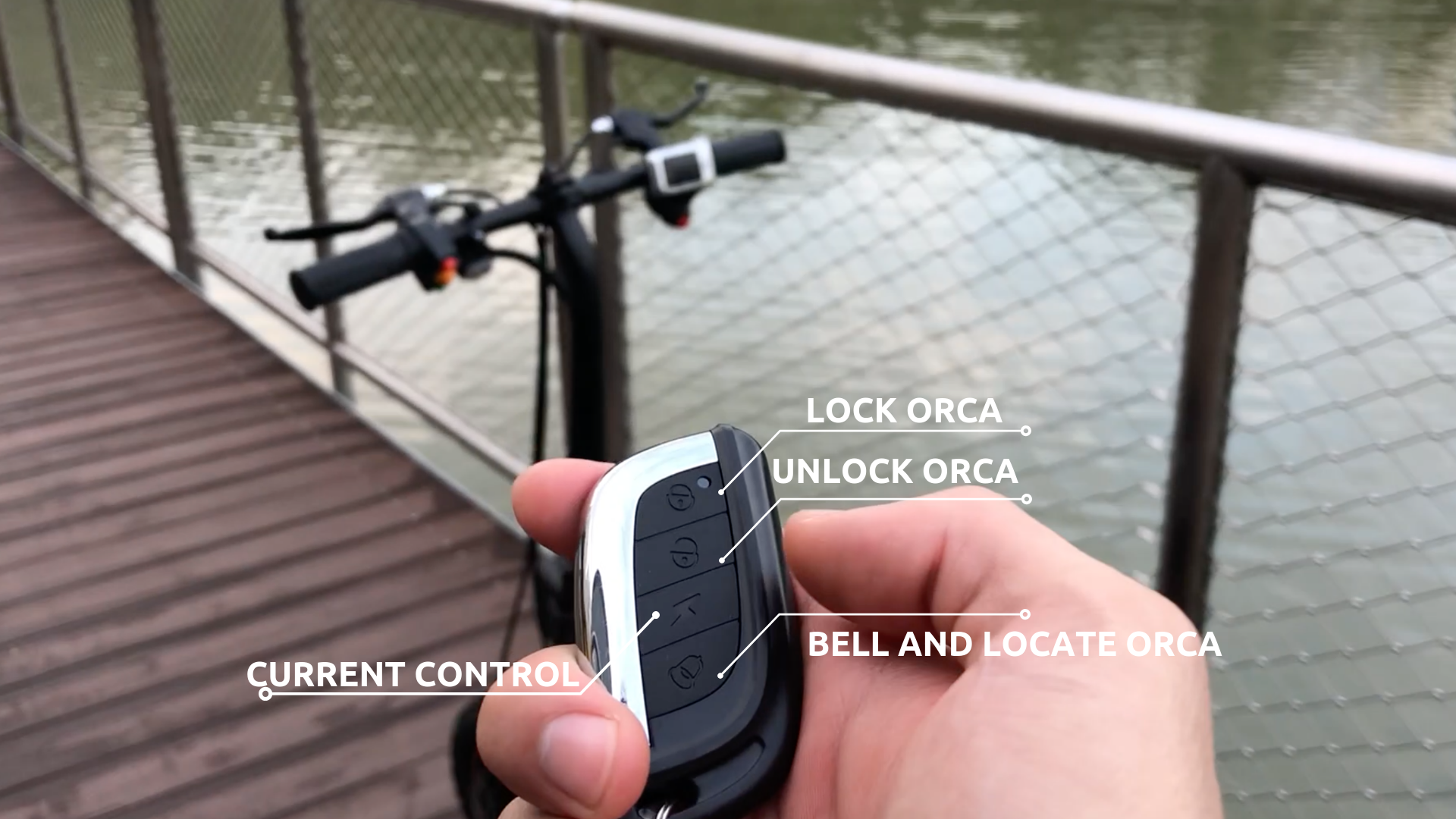 anti theft remote key for orca electric scooter