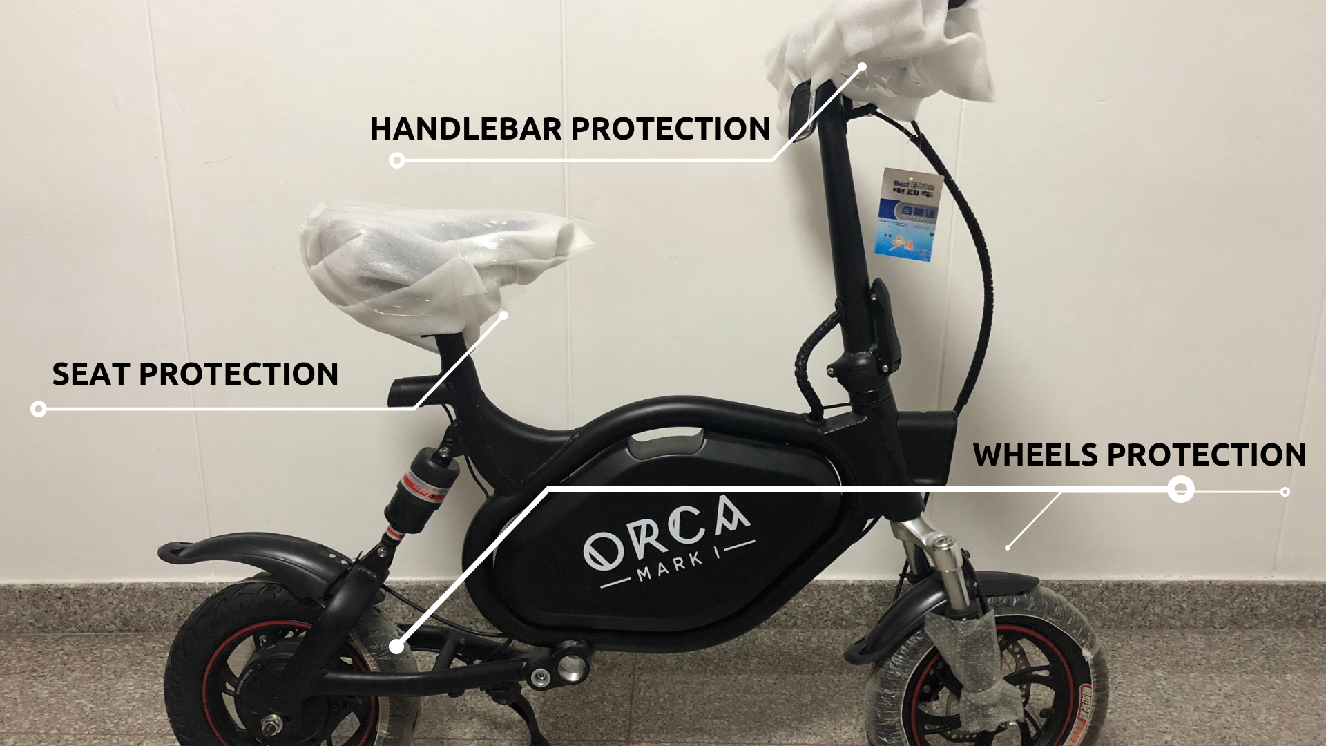 orca mark I electric scooter shipping protection