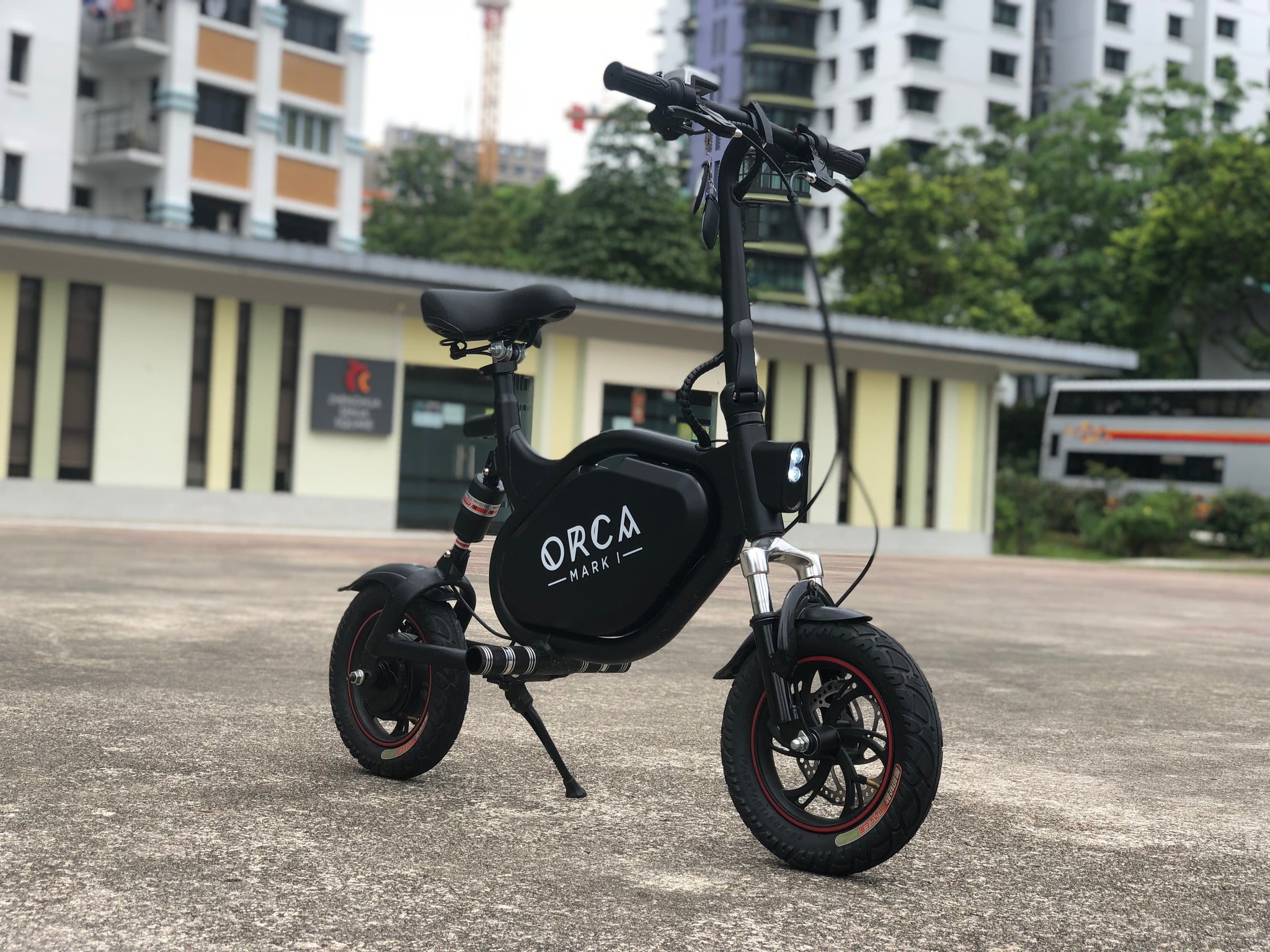 orca electric scooter full view majestic