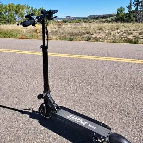 EMOVE Touring - Affordable Lightweight Electric Scooter (Image Credit: Customer - Morgan Anderson)