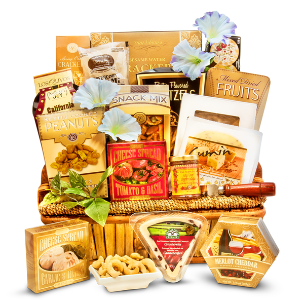 A Cut Above the Rest - Gourmet Cheese Basket Large