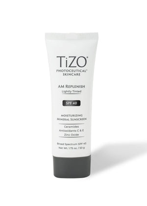 TIZO® AM Replenish  Lightly Tinted SPF 40 1.75 Fl. Oz./50 ml - CHEZ SYLVA