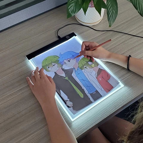 DRAWLIGHT ™ - Tablette Lumineuse LED A4 Dessin Broderie Diamant – 👶  Parents Sereins