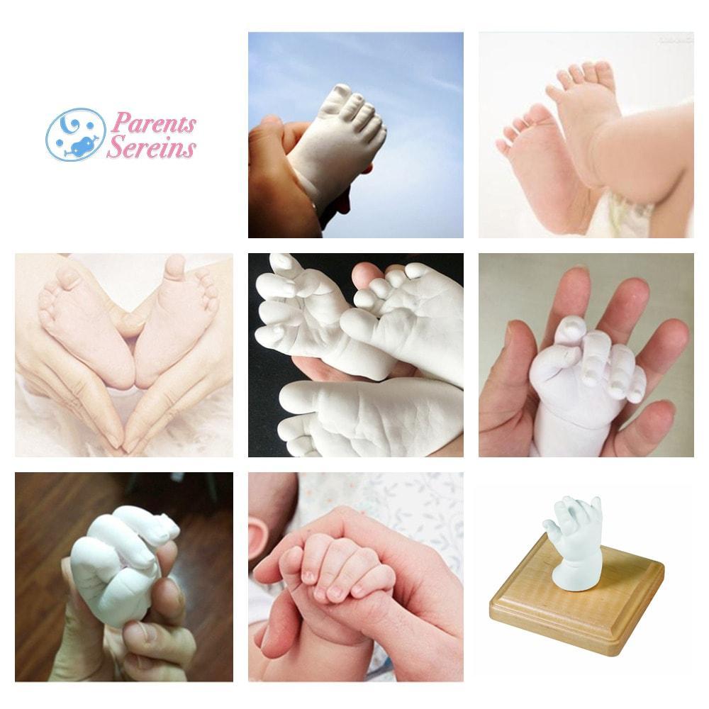 Baby Sculpt Kit De Moulage D Empreintes De Pieds Et Mains Pour Beb Parents Sereins