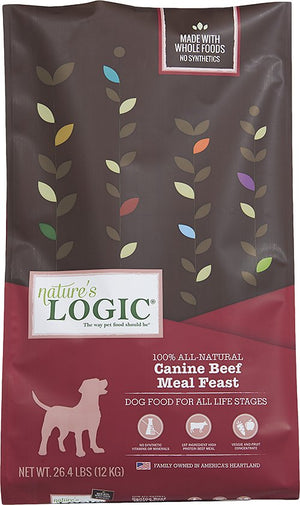 Nature's Logic Canine Beef Feast Dry Kibble Dog Food-Le Pup Pet Supplies and Grooming