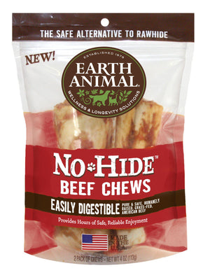 Earth Animal No-Hide Beef Chews Dog Treats-Le Pup Pet Supplies and Grooming