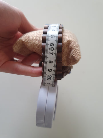 measure a wrist for a wooden watch