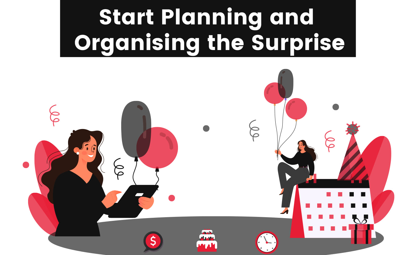 Start Planning and Organising the Surprise