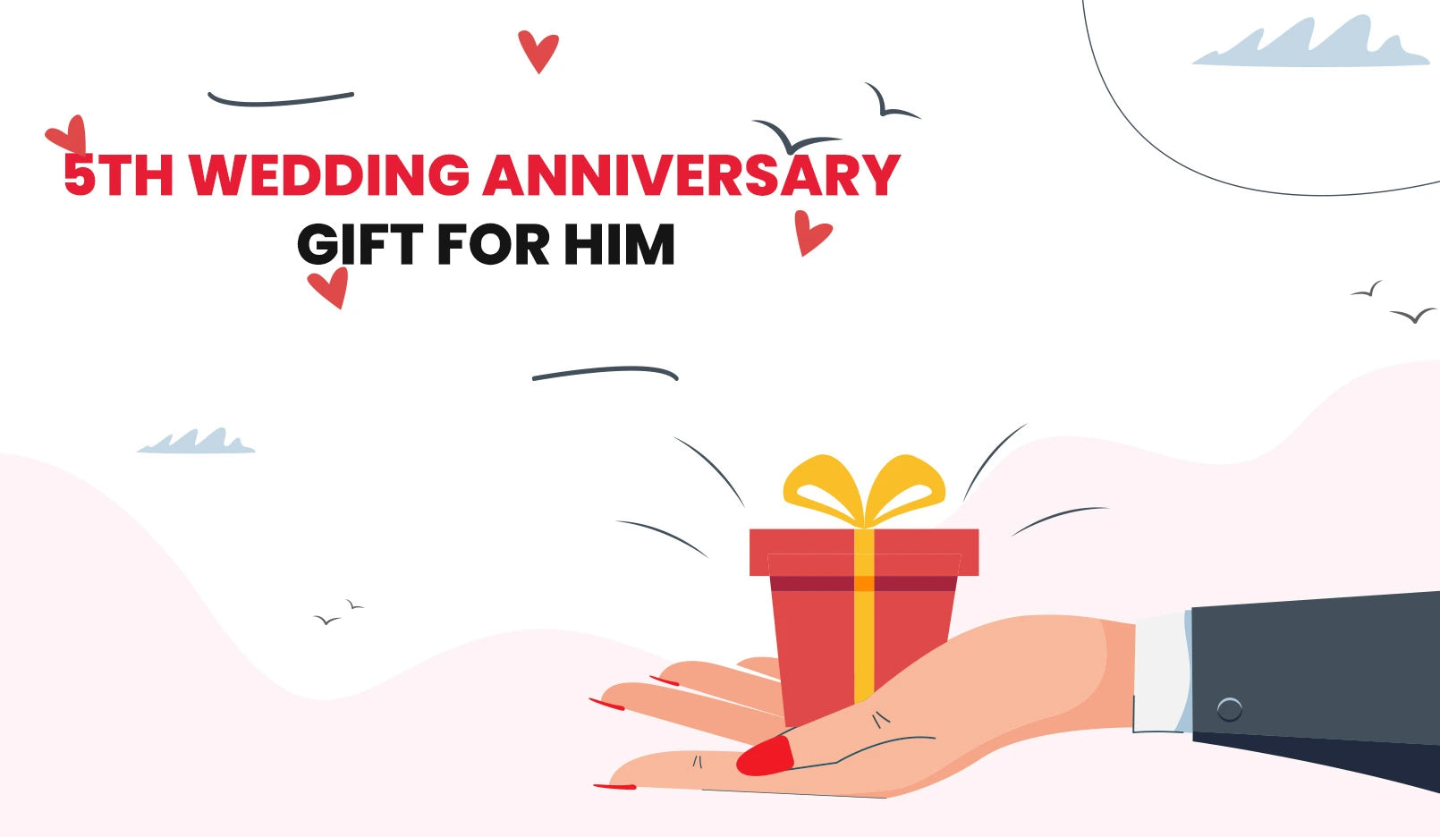 5th Wedding Anniversary Gift for Him