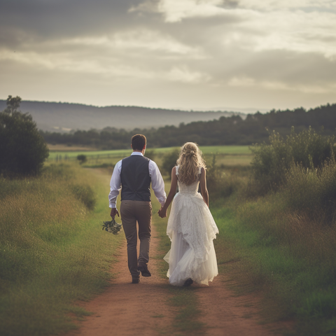 happy couple wedding