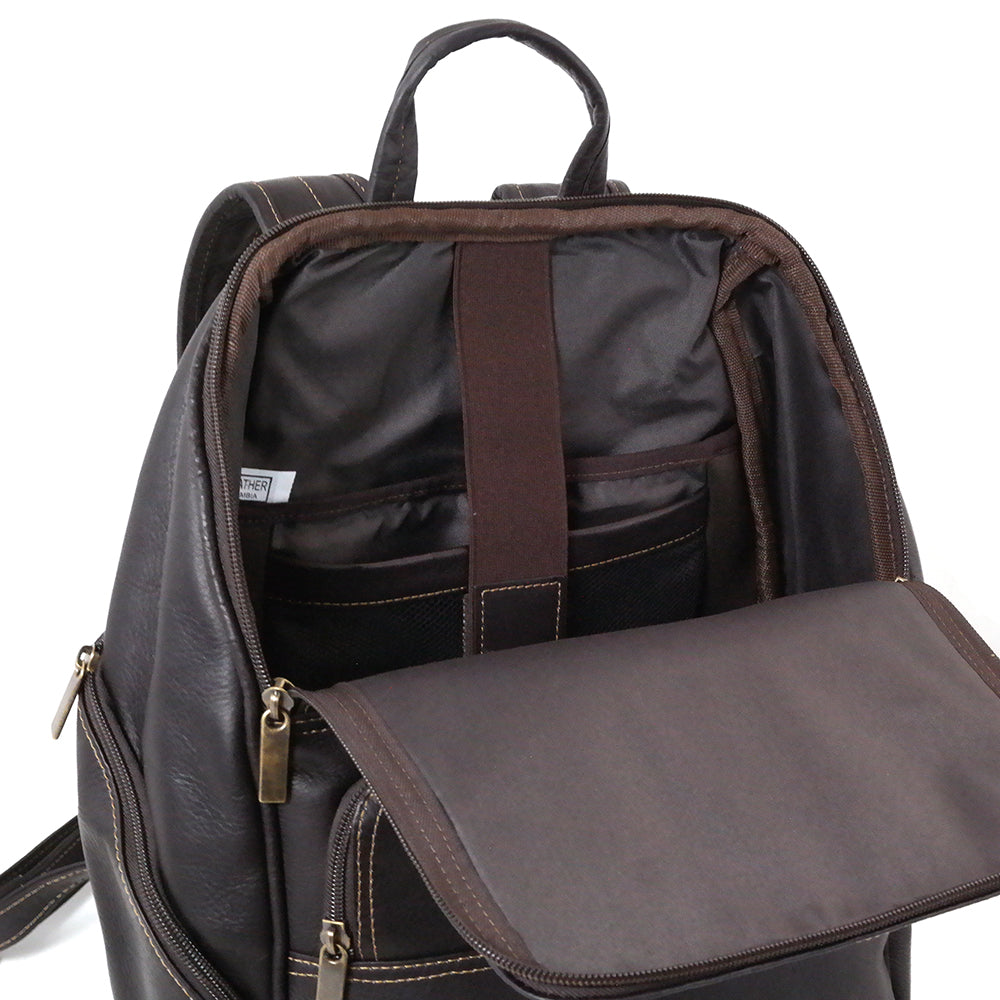 DayTrekr Colombian Leather Slim Backpack – Groskopfs Luggage