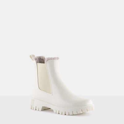 Block White - Chelsea Boots for Women - Intense Blue Colour Boots