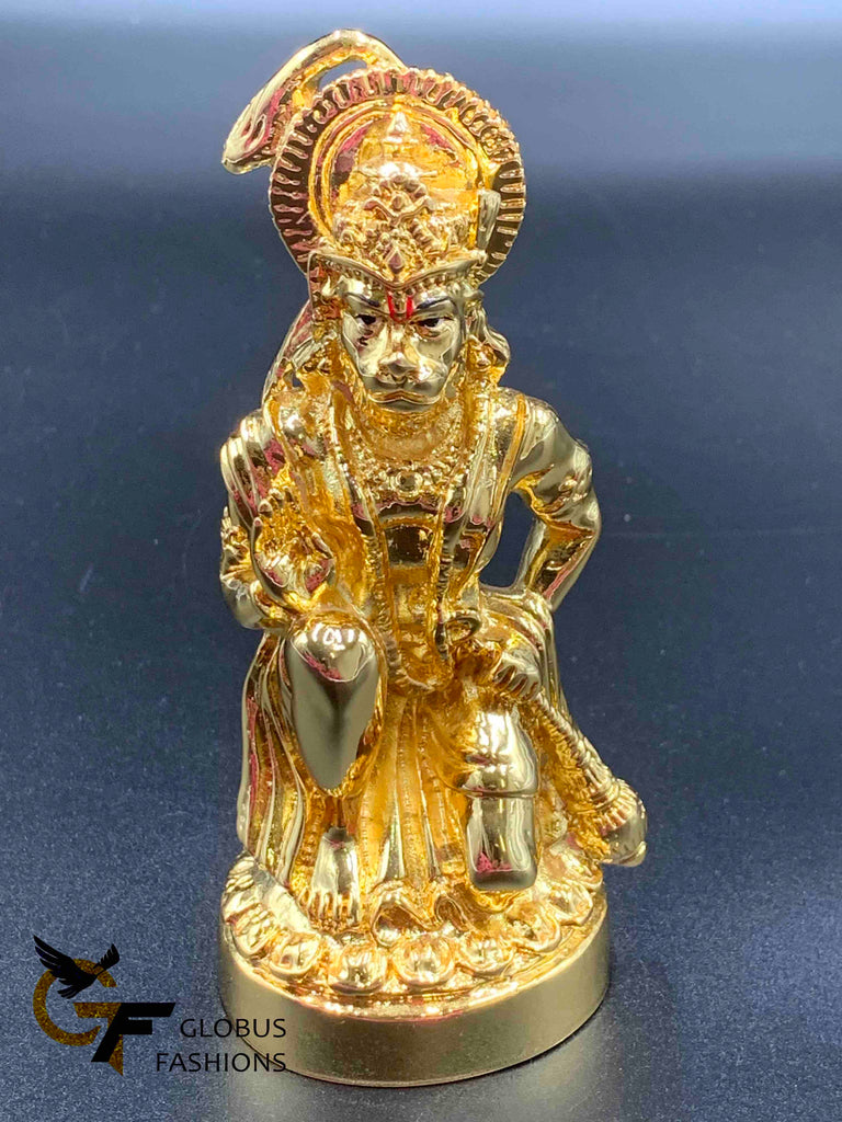 Full gold lord Anjaneya Swami God idol – Globus Fashions