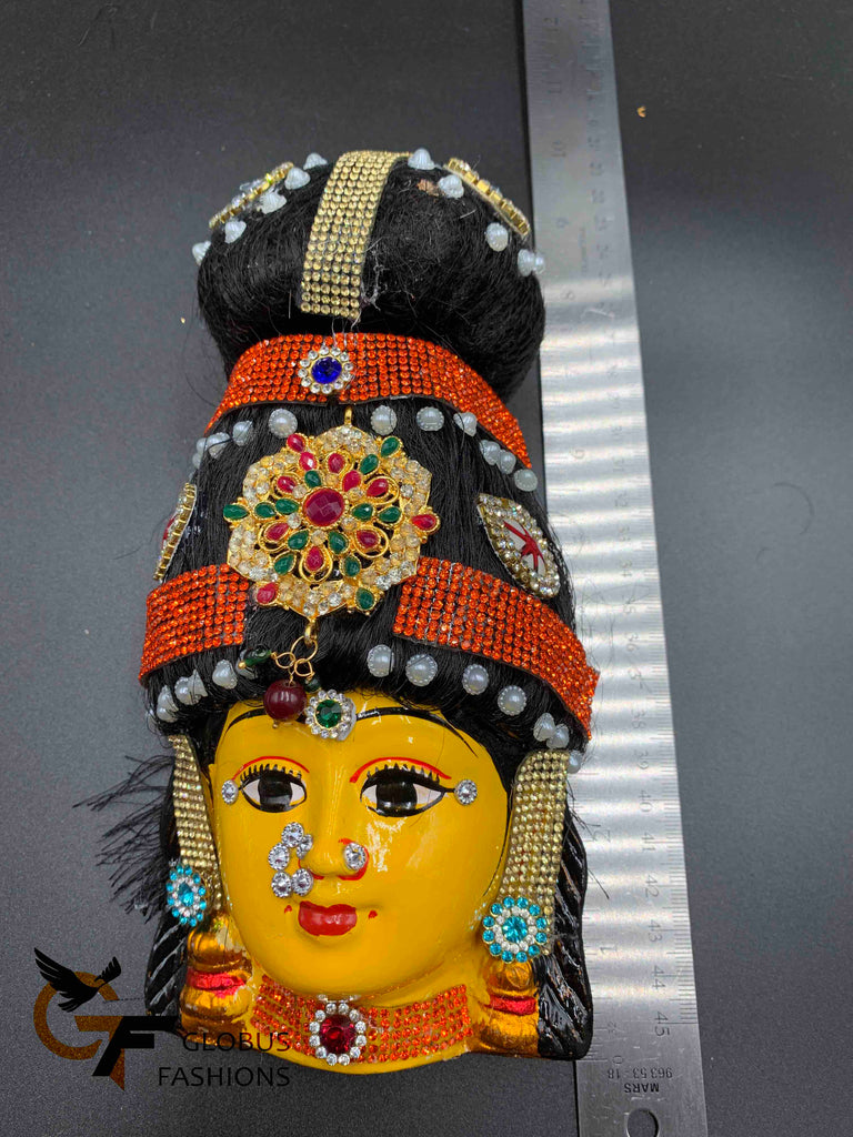 Varalakshmi Devi Face Idol with jewelry – Globus Fashions