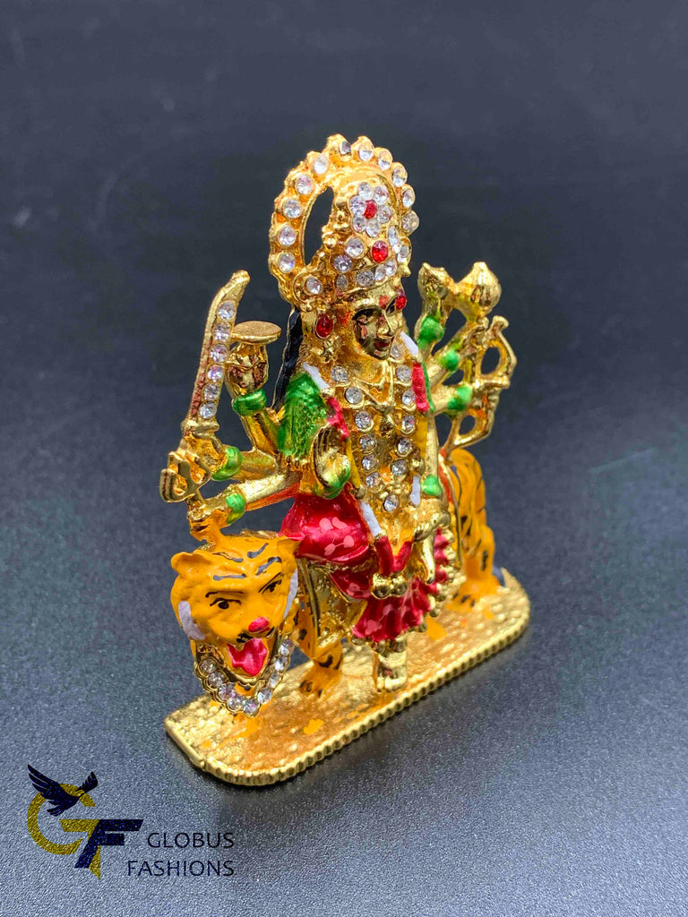 Goddess Durga Matha Stones with enamel paint idol – Globus Fashions