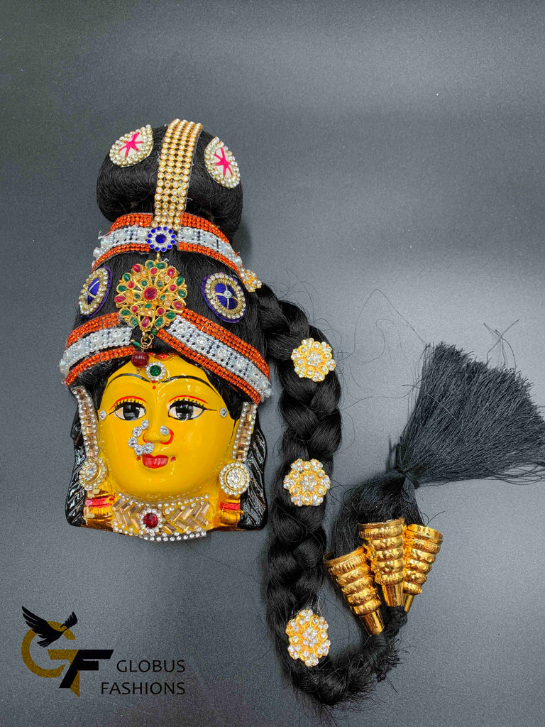 Goddess Varalakshmi Devi Face Idol – Globus Fashions