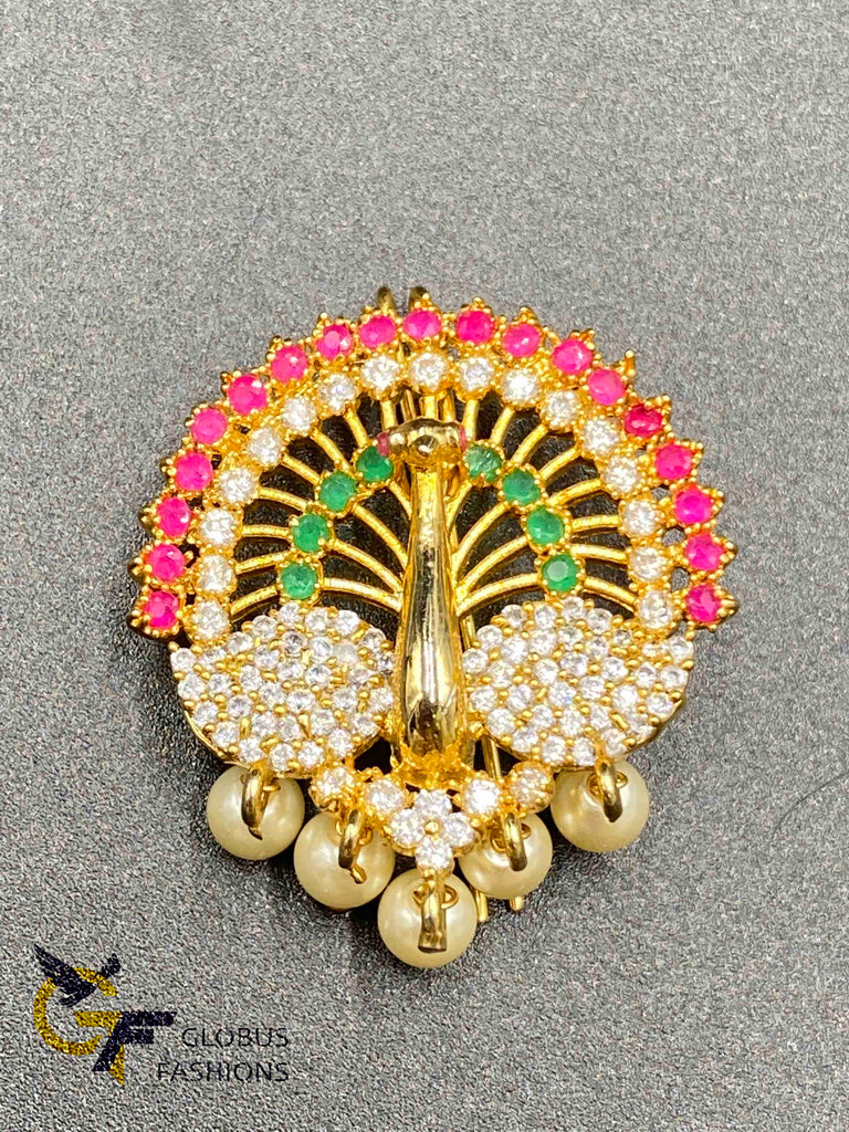 Buy Aaishwarya Gold Plated Leaf design Hair ClipHair Accessory For Women   Girls online  Looksgudin