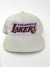 Vintage 1990's White Los Angeles Lakers Sports Specialties 'Script' Tw