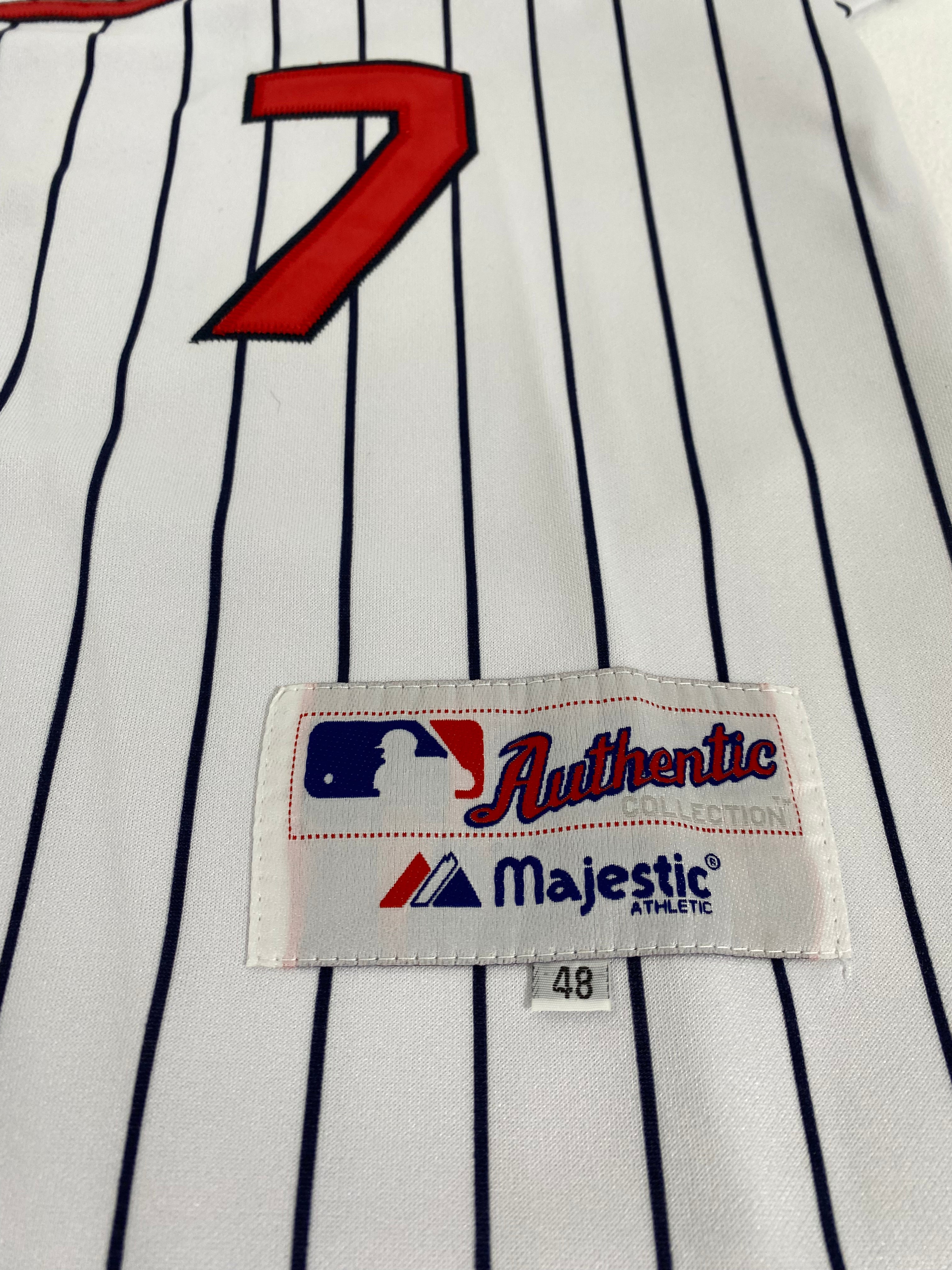 Lot Detail - 2010 Joe Mauer Game Used and Signed Minnesota Twins Alternate  Jersey (Steiner)