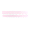 Baby Pink Scallop Washi (10/8mm + iridescent bubble glitter overlay)